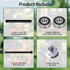 KYDE Front Wheel Bearing & Hardware Replacement Kit for Bad Boy ZT/CZT/Maverick Mowers – Compatible with OEM 025 - 5202 - 00 (Includes Spacer, Bearings 022 - 7009, Bolt 018 - 7010) - KYDE Bearing
